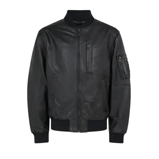 Men's Marker Tumbled Leather Jacket