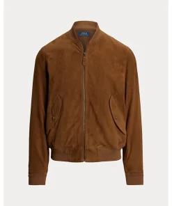 Polo Ralph Lauren Suede Bomber Jacket