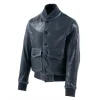 Schott A-1 Flight Navy Leather Jacket