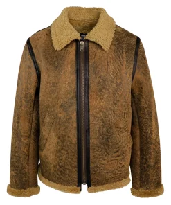Schott Antique Sheerskin Jacket