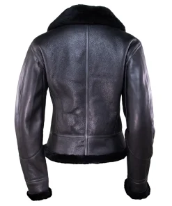 Women's Schott B-3 Leather Bomber Jacket