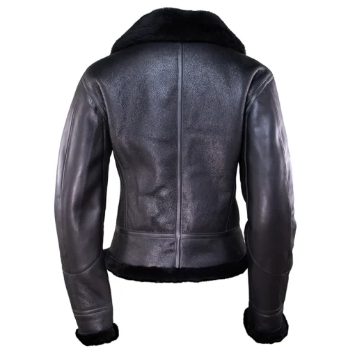 Women's Schott B-3 Leather Bomber Jacket