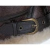 Men's Schott B-3 Sheepskin Brown Leather Jacket
