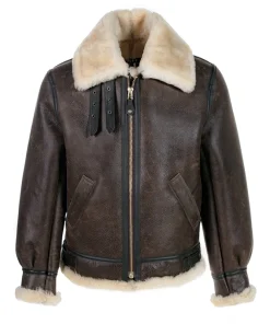 Schott B-3 Sheepskin Leather Jacket