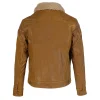Men's Schott Buffalo Sycamore Leather Trucker Jacket