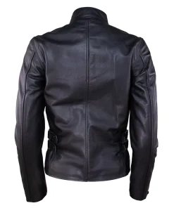 Schott Cafe Racer Black Leather Jacket