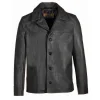 Schott Cowhide Hip Length Car Coat
