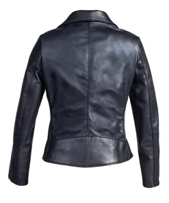 Women's Schott Cowhide Moto Leather Jacket