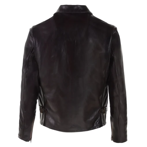 Schott Heavy Cowhide Racer Motorcycle Leather Jacket