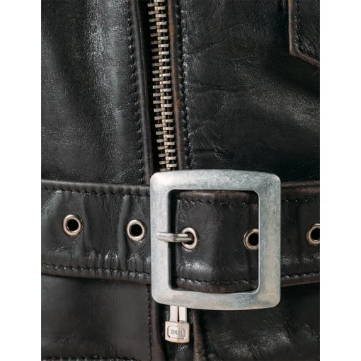 Cowhide slim Schott Hand Vintaged Leather Jacket
