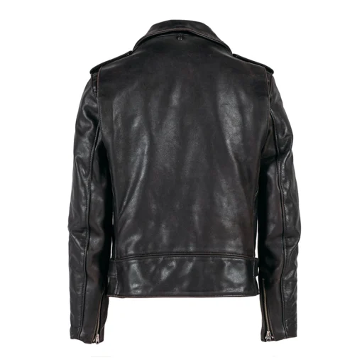 Men's Schott Hand Vintaged Cowhide slim Jacket