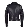 Women's Schott Cropped Lambskin Leather Jacket