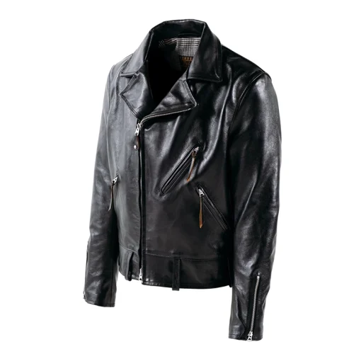Men's Schott Horsehide Perfecto Japanese Shinki Black Leather Jacket