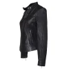 Women's Schott Lambskin Cafe Leather Jacket