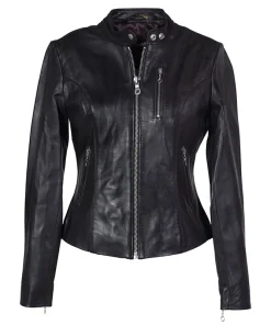 Schott Lambskin Cafe Leather Jacket