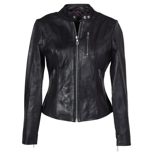 Schott Lambskin Cafe Leather Jacket