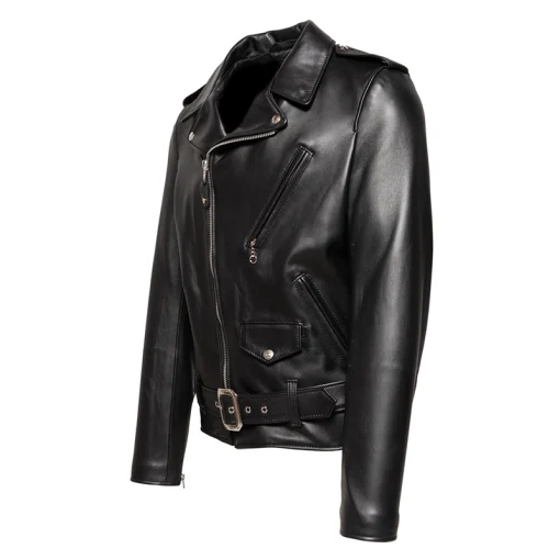 Men's Schott Lambskin Perfecto Black Leather Jacket
