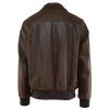 Schott Lightweight cowhide A-2 Brown Leather Jacket