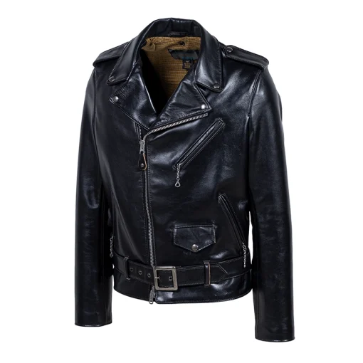Schott NYC Cowhide Moto Racing Jacket