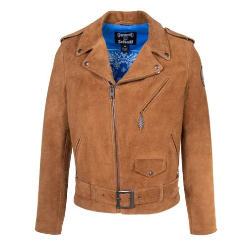 Schott NYC x Grateful Dead Suede Jacket