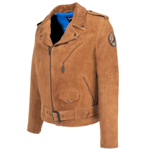 Schott NYC x Grateful Dead Suede Leather Jacket