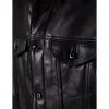 Men's Schott Naked Cowhide Jean Leather Jacket
