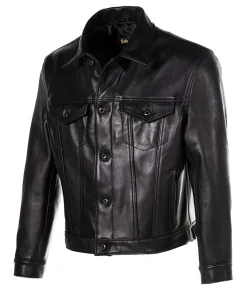 Men's Schott Naked Cowhide Jean Jacket