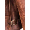 Schott Heavyweight Oiled Nubuck Leather Delivery Jacket