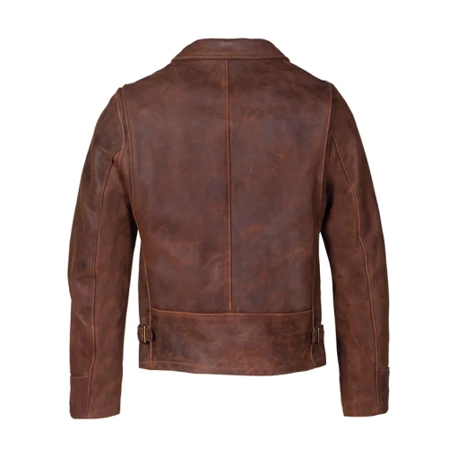 Schott Heavyweight Oiled Nubuck Leather Delivery Leather Jacket