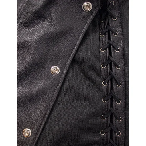 Schott Genuine Pebbled Cowhide Biker Vest