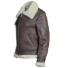 Schott Sheepskin B-3 Leather Bomber Jacket