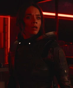 Thunderbolts* Geraldine Viswanathan Mel Black Leather Jacket