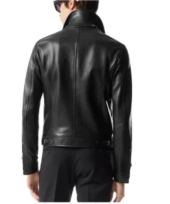 Tom Ford Contrast Zip Blouson Leather Jacket