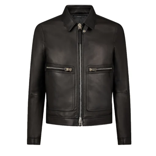 Tom Ford Contrast Zip Blouson Jacket