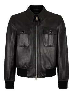 Tom Ford Glossy Leather Jacket