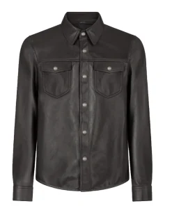 Tom Ford Shiny Nappa Plonge Outershirt