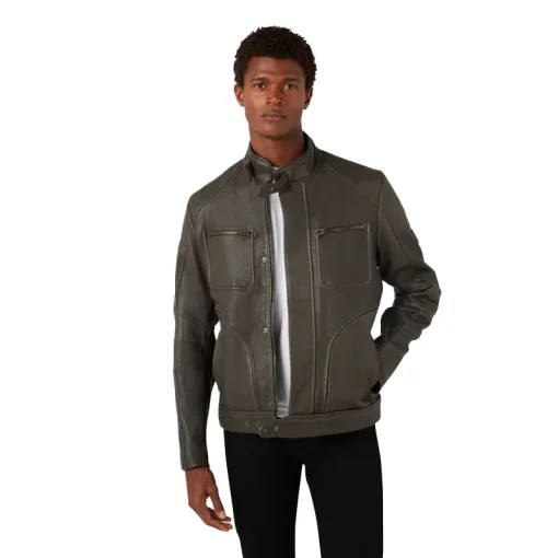 Men's Weybridge Lander Leather Jacket