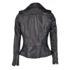 Women's Biker Black Leather Jacket