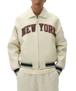 Kith & Avirex For The New York Knicks Icon Jacket Front
