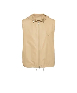 Men's Khaki Leather Vest