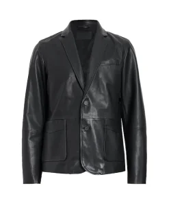 AllSaints Black Andrius Blazer