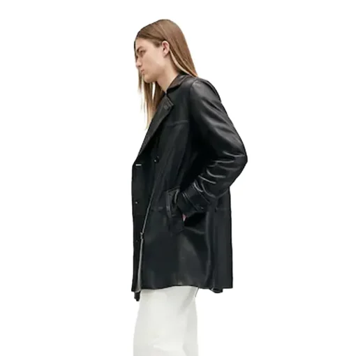 AllSaints Black Kessler Coat