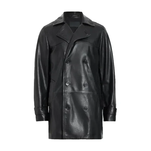 AllSaints Black Kessler Coat