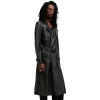 AllSaints Black Neo Trench Coat