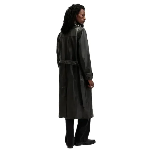 AllSaints Black Neo Trench Coat