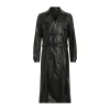 AllSaints Black Neo Trench Coat