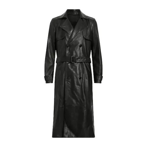 AllSaints Black Neo Trench Coat