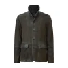 AllSaints Green Survey Lthr Blazer