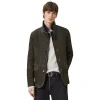 AllSaints Green Survey Lthr Blazer