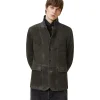 AllSaints Green Survey Lthr Blazer